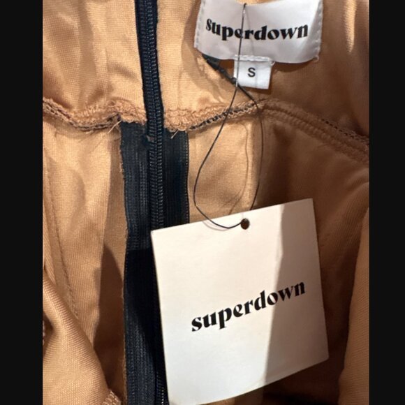 superdown Bea Mini Dress in Black Small New Womens Strapless Corset Party - Picture 6 of 9